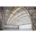 Estruturas de aço pré -fabricadas edifícios de quadro espacial Aeronave Hangar Arch Roof